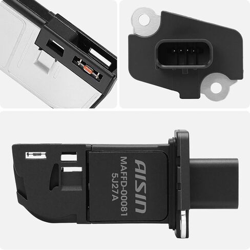 مستشعر AISIN MAFFD-00081 لتدفق الهواء الشامل (MAF) - متوافق مع Ford F-150 F-250 F-350 F-450 Super Duty F53 F59 Explorer Fusion Mustang Taurus Lobo Flex Expedition، Lincoln Navigator - مع 4 دبابيس in Kuwait