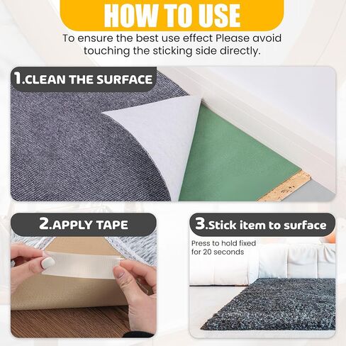 Alien Tape EZ Cut Easy Cut Double-Sided Mounting Tape, 10ft - Pre-Cut Grids for Hassle-Free Cutting, Strong Adhesive, Multi-Surface Use, No Scissors Needed, Perfect for Home & Office Projects in Saudi Arabia