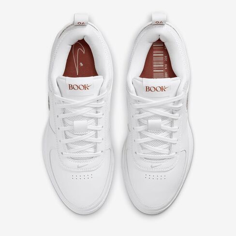 Book 1 Basketball Shoes (FJ4249-101, White/Burnt Sunrise/Black/Light Orewood Brown) Size 4 in Saudi Arabia