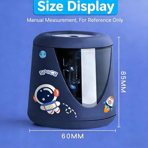 Electric Pencil Sharpener - Auto Stop, Super Sharp & Fast, Plug in Pencil Sharpener for 6-12mm No.2/Colored Pencils - Classroom/Office/Home in Saudi Arabia