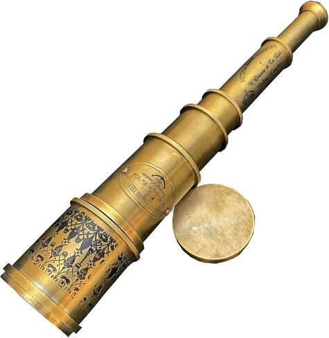 ديكور عتيق Spyglass، تلسكوب قرصان، تلسكوب محمول لعشاق المغامرة، ديكور بحري أحادي العين للهدايا والمسافرين in Kuwait