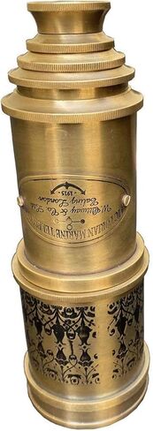 ديكور عتيق Spyglass، تلسكوب قرصان، تلسكوب محمول لعشاق المغامرة، ديكور بحري أحادي العين للهدايا والمسافرين in Kuwait