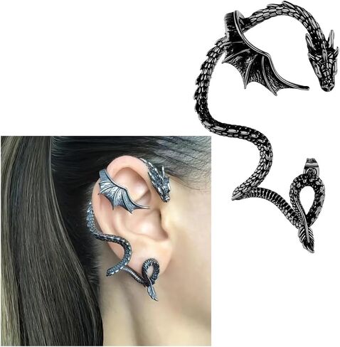 1 PCS Halloween Pterosaur Earrings Trendy Halloween Costume Accessories in Saudi Arabia