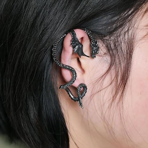 1 PCS Halloween Pterosaur Earrings Trendy Halloween Costume Accessories in Saudi Arabia