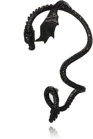 1PCS Dragon Climber Ear Wrap Earrings for Women Men Metal Winged Flying Dragon Ear Wrap Cuffs Earring in Saudi Arabia