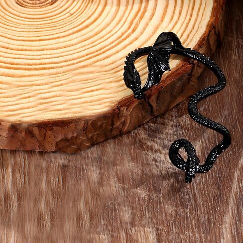 1PCS Dragon Climber Ear Wrap Earrings for Women Men Metal Winged Flying Dragon Ear Wrap Cuffs Earring in Saudi Arabia