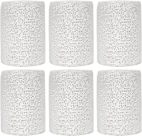Romase 6 Pack 6in x 15Feet Cloth Plaster Strips Wrap Rolls for Arts and Crafts Projects Bandages for Hobby Craft Plaster Cloth Gauze Bandage for Masks, Scenery, Belly Cast in Saudi Arabia
