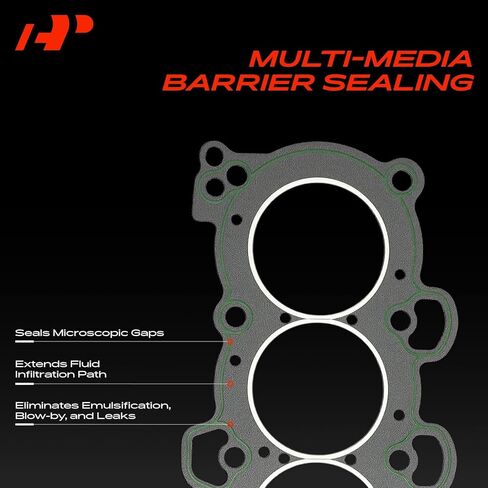 A-Premium L4 Engine Cylinder Head Gasket Compatible with Hyundai Elantra 11-16 1.8L 2.0L, Tucson 14-15 2.0L, Elantra Coupe 13-14, Elantra GT 13-20 & Kia Soul 12-16, Forte 14-16, Forte Koup 14-16 in Saudi Arabia