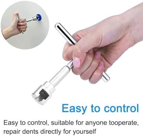 طقم إصلاح انبعاجات السيارة الاحترافي مكون من 19 قطعة - أداة سحب أكواب الشفط شديدة التحمل وأشرطة غراء مع مطرقة منزلقة لأضرار البرد، وضربات الأبواب، وإزالة انبعاجات الجسم تلقائيًا (أداة إزالة انبعاجات السيارة الصغيرة) in Kuwait