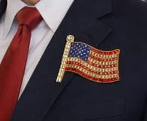 Rhinestone American Flag Brooch Pin for Women & Men – Crystal USA Flag Lapel Pin, Alloy Patriotic Badge for 4th of July, Veterans Day, Memorial Day & Formal Wear in Saudi Arabia