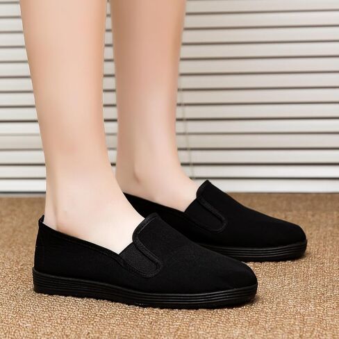 Chinese Kung Fu Slippers Tai Chi Shoes Old Beijing Karate Canvas Shoes Men Women Martial Non Slip Lightweight Comfort in Saudi Arabia