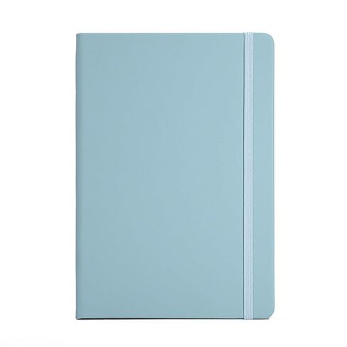 A6 Lined Hardcover Journal Notebook - 160Pages 100GSM Thick Paper, 3.7x5.6 Inch Dotted&Ruled Writing Notebook for Office, School, Travel & Gift - BLUE in Saudi Arabia