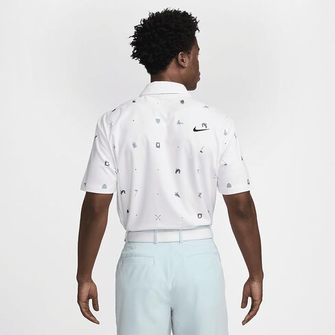 Nike Tour Men's Dri-FIT Golf Polo (White/Black, FQ0426-100) Size X-Large in Saudi Arabia