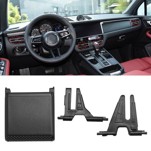 TTCR-II متوافق مع 2019-2026 Porsche Macan AC Vent Tab Clip، لـ Macan 95B.2 استبدال منزلق منفذ الهواء الأمامي 2019 2020 2021 2022 2023 2024 2025 2026 in Kuwait