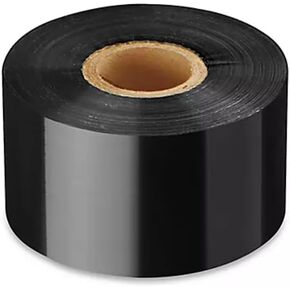 شريط نقل حراري راتنج كامل - 2.36 بوصة × 984 قدم أسود، مقاوم للبهتان لطباعة النصوص والباركود والرسومات، تصميم لجميع طابعات ملصقات TT مقاومة للتلطخ والخدش in Kuwait