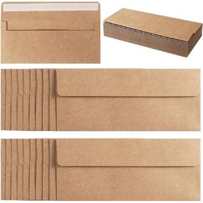 50 Pack #10 Business Envelopes Self-Seal, 9.5 x 4.13 Inches, Long Envelopes for Letter Mailing, Business, Invoices, Greeting Cards, and Storing money,4 1/8 x 9 1/2 Inches(Light Blue) in Kuwait