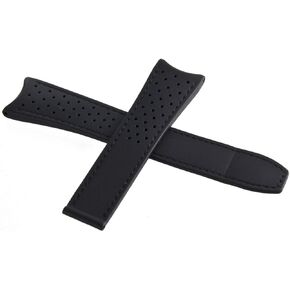 RaymondWeil Men 22mm Black Rubber Freelancer Watch Band Strap I2.16 2760 in Saudi Arabia