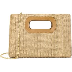 محافظ يد للنساء، حقائب يد بمقبض علوي، حقيبة كتف صيفية، حقائب شاطئ منسوجة in Kuwait