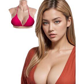 KUMIHO Silicone Breastplate Fake Boobs with Realistic Breast Plates for Crossdressers Transgender Drag Queen in Kuwait