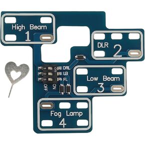 قابلة للتخصيص 6 تعديل عالي و8 تعديل عالي لـ 2003-2007 تشيفي سيلفرادو وسييرا 1500/2500/3500 كلاسيك | مصابيح ضباب DRL ذات عوارض منخفضة تظل مضاءة مع عوارض عالية | تركيب التوصيل والتشغيل in Kuwait