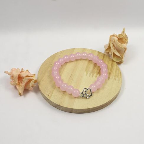 Cat Bracelet Dog Paw Pendant Bracelet i Love You Forever And Ever, Gifts For Cat Owner Dog Mom Pet Lover Gifts Jewelry in Saudi Arabia