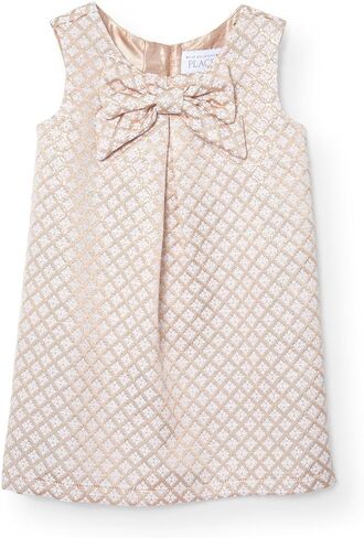 The Children's Place Girls' Short Sleeve Dressy Special Occasion Dresses, Mellow Aqua Gingham, 8 in Saudi Arabia