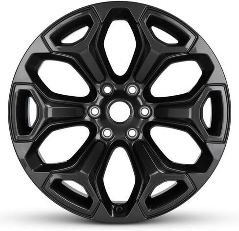 عجلة ألومنيوم بديلة مباشرة مقاس 22 × 9 بوصة OEM لـ 2020-2024 دودج رام 1500 6-139.7 ملم أسود 22 بوصة حافة 5YD62TRMAB in Kuwait