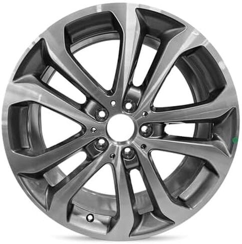 عجلة ألومنيوم بديلة مباشرة مقاس 19x8.5 بوصة OEM لسيارة Mercedes Benz GLE-Class 2016-2019 5-112 ملم رمادي 19 بوصة حافة 16640111007X21 in Kuwait