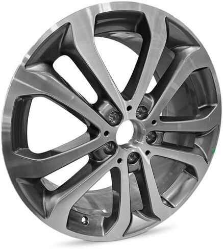 عجلة ألومنيوم بديلة مباشرة مقاس 19x8.5 بوصة OEM لسيارة Mercedes Benz GLE-Class 2016-2019 5-112 ملم رمادي 19 بوصة حافة 16640111007X21 in Kuwait