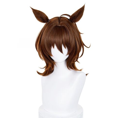 Agnes Tachyon Cosplay Wig Hair Role Play Halloween Christmas Comic Convention Costume Party Wigs + Wig Cap in Kuwait