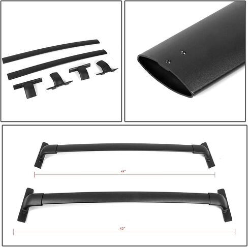 Auto Dynasty Roof Rack Cross Bars Compatible with 2015-2024 Murano, 165lbs Rooftop Cargo Bars Aluminum Anti-Corrosion Roof Rails Luggage Bike Kayak Racks Side Rails in Saudi Arabia