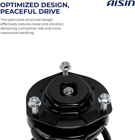 AISIN SAKT-01207 ممتص الصدمات بدعامات أمامية مع مجموعة زنبركية ملفوفة - متوافق مع تويوتا كامري ولكزس ES300 2002-2003 - مجموعة من 2 in Kuwait