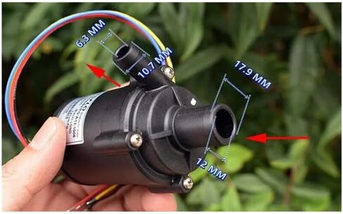 TL-B10H 4-Wire DC 12V تدفق كبير 600L/H فرش مضخة مياه غاطسة المكره الطرد المركزي نافورة مضخة تنظيم السرعة in Saudi Arabia