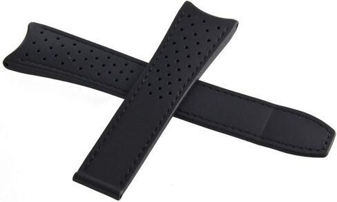 RaymondWeil Men 22mm Black Rubber Freelancer Watch Band Strap I2.16 2760 in Saudi Arabia