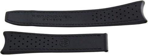RaymondWeil Men 22mm Black Rubber Freelancer Watch Band Strap I2.16 2760 in Saudi Arabia