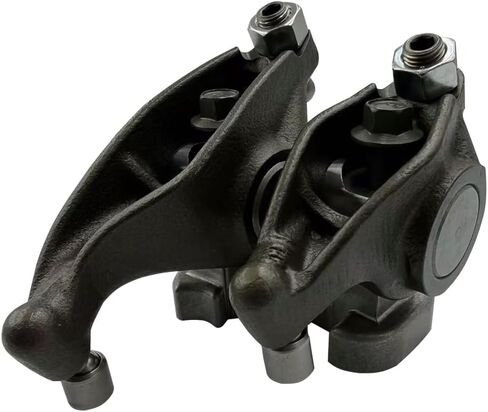 6 Pcs Rocker Lever Assembly w/Steel Socket Retainer Compatible with 1999-2018 Dodge Ram 2500 3500 4500 5500 ISB 5.9L/6.7L Cummins Rocker Arms 4995602, 3941928, 4928698, 4995603, 4995605 in Kuwait