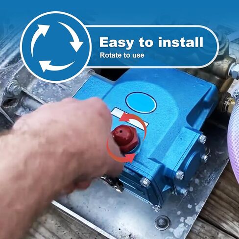 استبدال غطاء تعبئة الزيت مع سدادة دائرية لنماذج غسالة الضغط لمضخات Cat - 2SF، 2DX، 3DX، 3SP (514009761 547961) - أحمر in Kuwait
