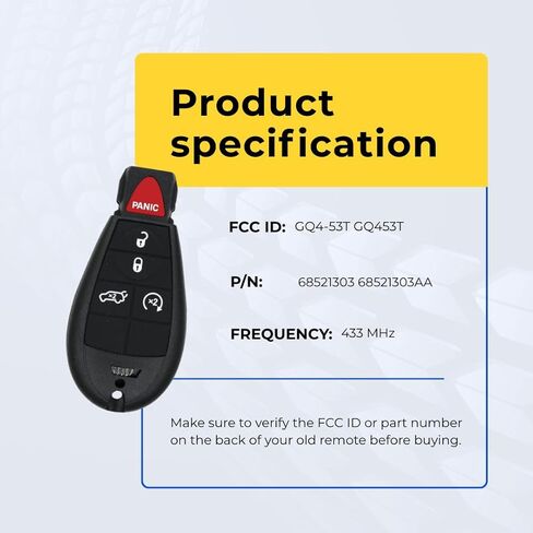 Key Fob Replacement for Jeep Grand Cherokee 2011-2013 FCC IYZ-C01C IYZC01C Part Number 05026537 05026537AH 05026537AF 05026537AE in Saudi Arabia