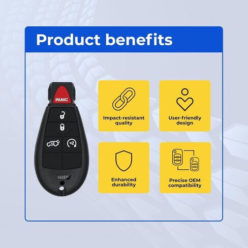 Key Fob Replacement for Jeep Grand Cherokee 2011-2013 FCC IYZ-C01C IYZC01C Part Number 05026537 05026537AH 05026537AF 05026537AE in Saudi Arabia