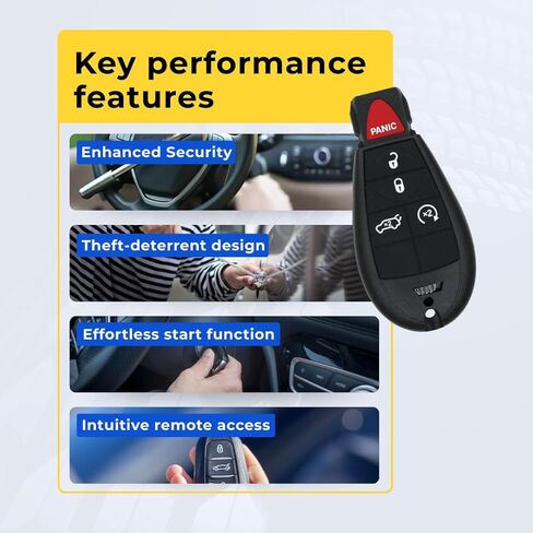 Key Fob Replacement for Jeep Grand Cherokee 2011-2013 FCC IYZ-C01C IYZC01C Part Number 05026537 05026537AH 05026537AF 05026537AE in Saudi Arabia