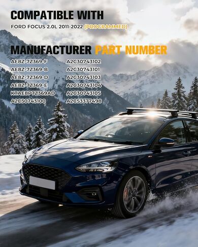 وحدة التحكم في ناقل الحركة للتركيز - وحدة التحكم في ناقل الحركة TCM TCU لـ 2011-2022 Ford Focus 2.0L | الاستبدال المباشر لـ A2C53377498 AE8Z-7Z369-F in Saudi Arabia
