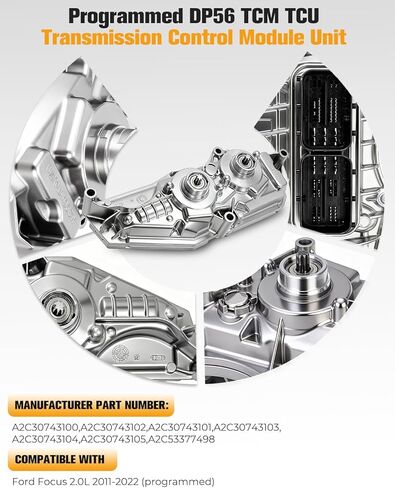 وحدة التحكم في ناقل الحركة للتركيز - وحدة التحكم في ناقل الحركة TCM TCU لـ 2011-2022 Ford Focus 2.0L | الاستبدال المباشر لـ A2C53377498 AE8Z-7Z369-F in Saudi Arabia