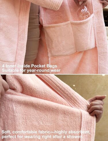 Post Surgery Mastectomy Robe Women with 4 Internal Drain Pockets ， Breast Cancer Recovery Robe in Saudi Arabia