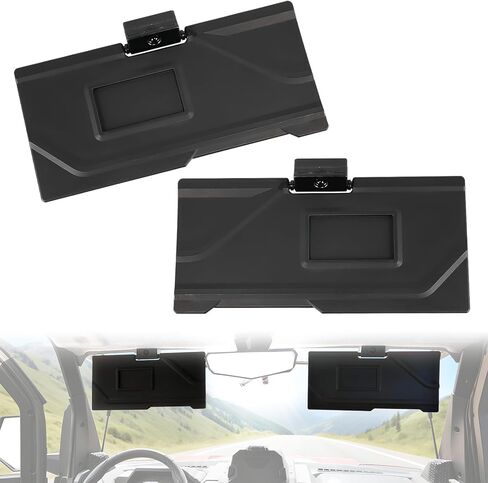 واقي من الشمس لملحقات Polaris Xpedition XP/XP 5/ADV/ADV 5 2024+، درع مانع للشمس قابل للتعديل يحمي من الأشعة فوق البنفسجية وهج الثلج للعمى من أجل قيادة آمنة، استبدال امتداد الواقي #2891239 in Saudi Arabia
