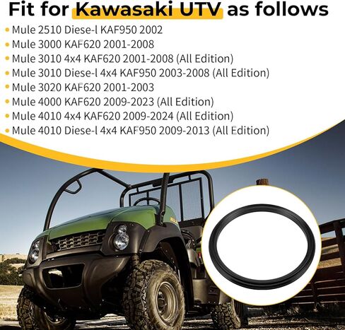 M MATI Front/Rear Brake Drum Seal for Kawasaki Mule 4000 4010 4x4 KAF620 2009-2024 Mule 3000 3010 3020 KAF620 2001-2008 Mule 3010 4010 Diese-l 4x4 KAF950 Mule 2510 Diese-l KAF950 2002 92093-1543 in Saudi Arabia