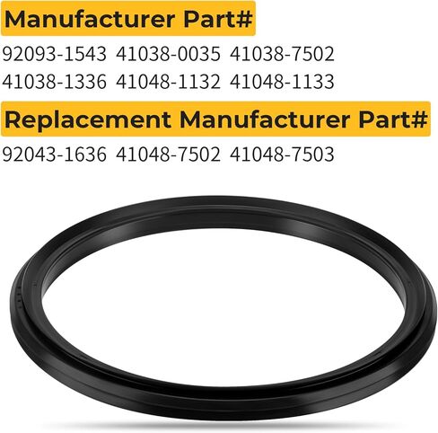 M MATI Front/Rear Brake Drum Seal for Kawasaki Mule 4000 4010 4x4 KAF620 2009-2024 Mule 3000 3010 3020 KAF620 2001-2008 Mule 3010 4010 Diese-l 4x4 KAF950 Mule 2510 Diese-l KAF950 2002 92093-1543 in Saudi Arabia