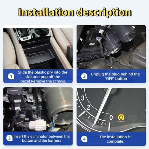 تعطيل إيقاف التشغيل التلقائي متوافق مع Honda Pilot 2015-2018 Passprot 2019-2023 Ridgeline 2020-2023 وحدة ذاكرة التوصيل والتشغيل مع تجاوز خالٍ من الأخطاء يعطل إيقاف المحرك التلقائي in Kuwait