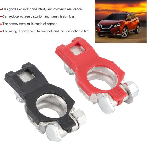 10 أزواج من موصلات المشابك الطرفية لكابل البطارية مناسبة لنيسان، موصلات المشابك الطرفية لكابل البطارية سلبية وإيجابية للقوارب والسيارات RV البحرية والشاحنات والشاحنات in Kuwait