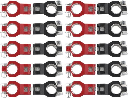 10 أزواج من موصلات المشابك الطرفية لكابل البطارية مناسبة لنيسان، موصلات المشابك الطرفية لكابل البطارية سلبية وإيجابية للقوارب والسيارات RV البحرية والشاحنات والشاحنات in Kuwait