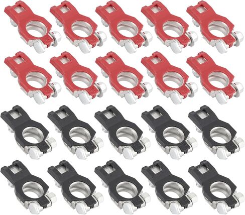 10 أزواج من موصلات المشابك الطرفية لكابل البطارية مناسبة لنيسان، موصلات المشابك الطرفية لكابل البطارية سلبية وإيجابية للقوارب والسيارات RV البحرية والشاحنات والشاحنات in Kuwait